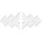 Ekena Millwork Zoe Architectural Grade PVC Ceiling Medallion, 28"W x 18 5/8"H x 3"ID x 8 3/4"C x 1"P, Two-Piece CMP28X18ZE2-03000 - alternate 3